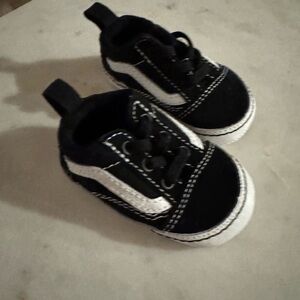 Vans Black and White Baby Sneakers